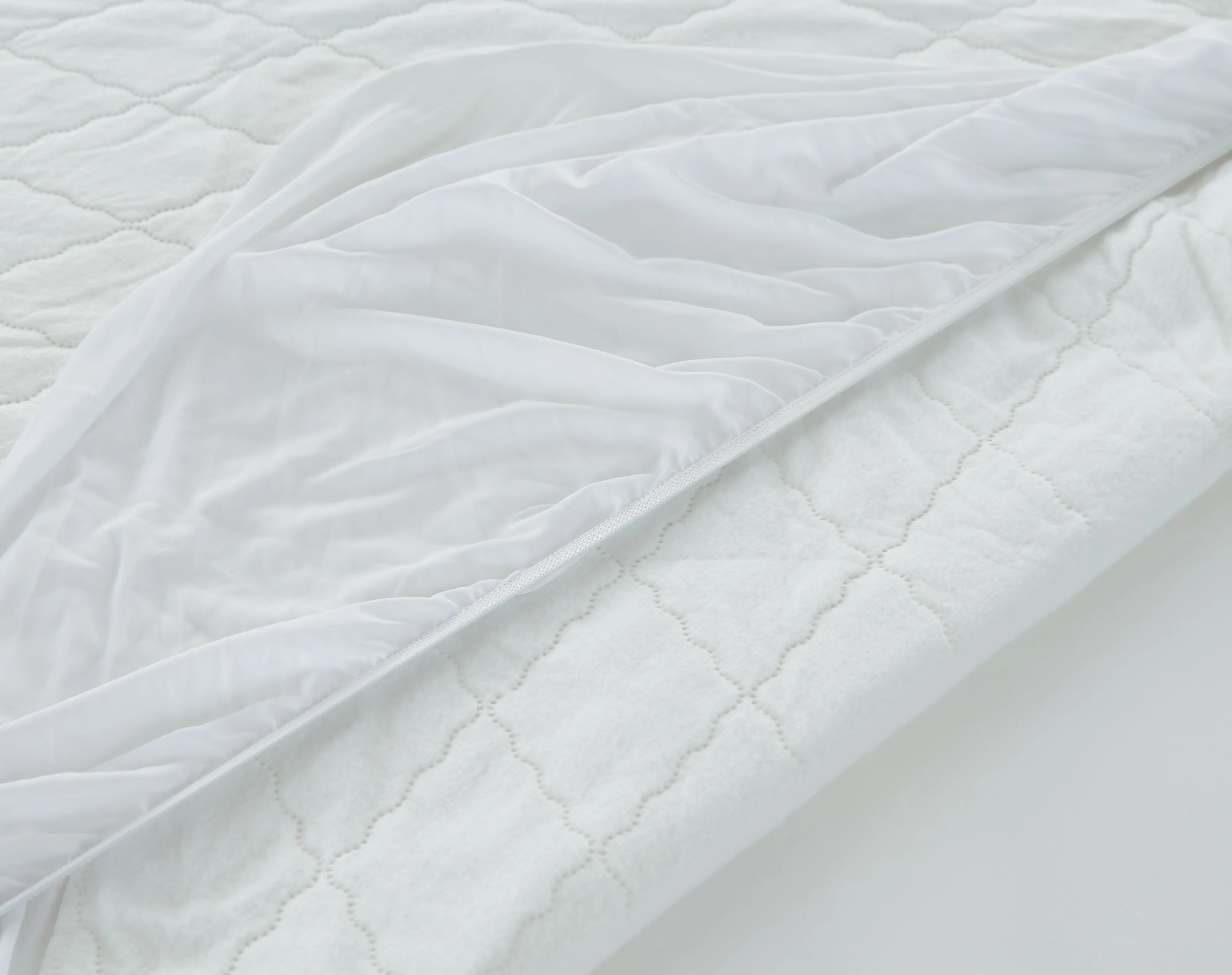 Quilted Waterproof Mattress Pads - Anchor Band and Fitted Style Available