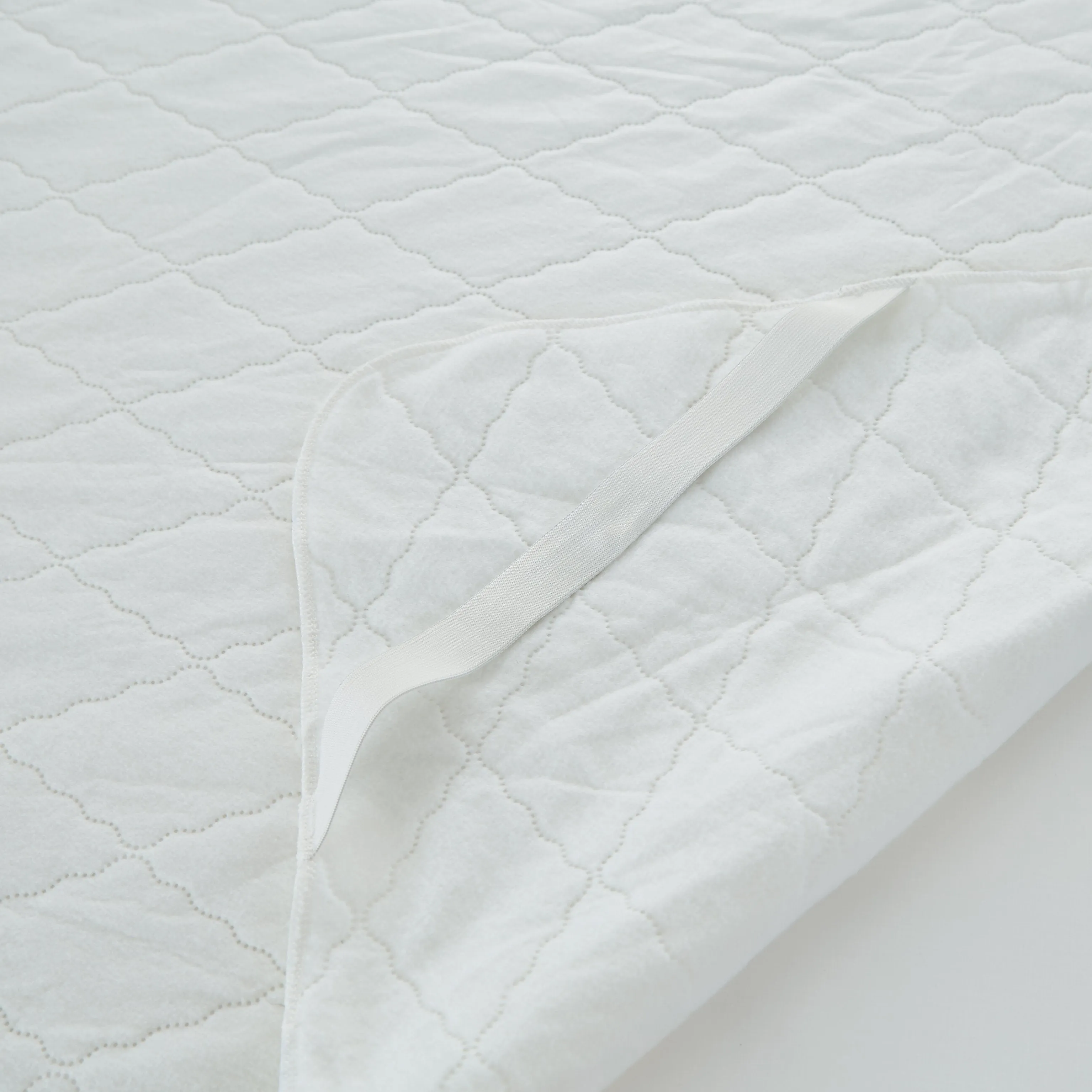 Quilted Waterproof Mattress Pads - Anchor Band and Fitted Style Available