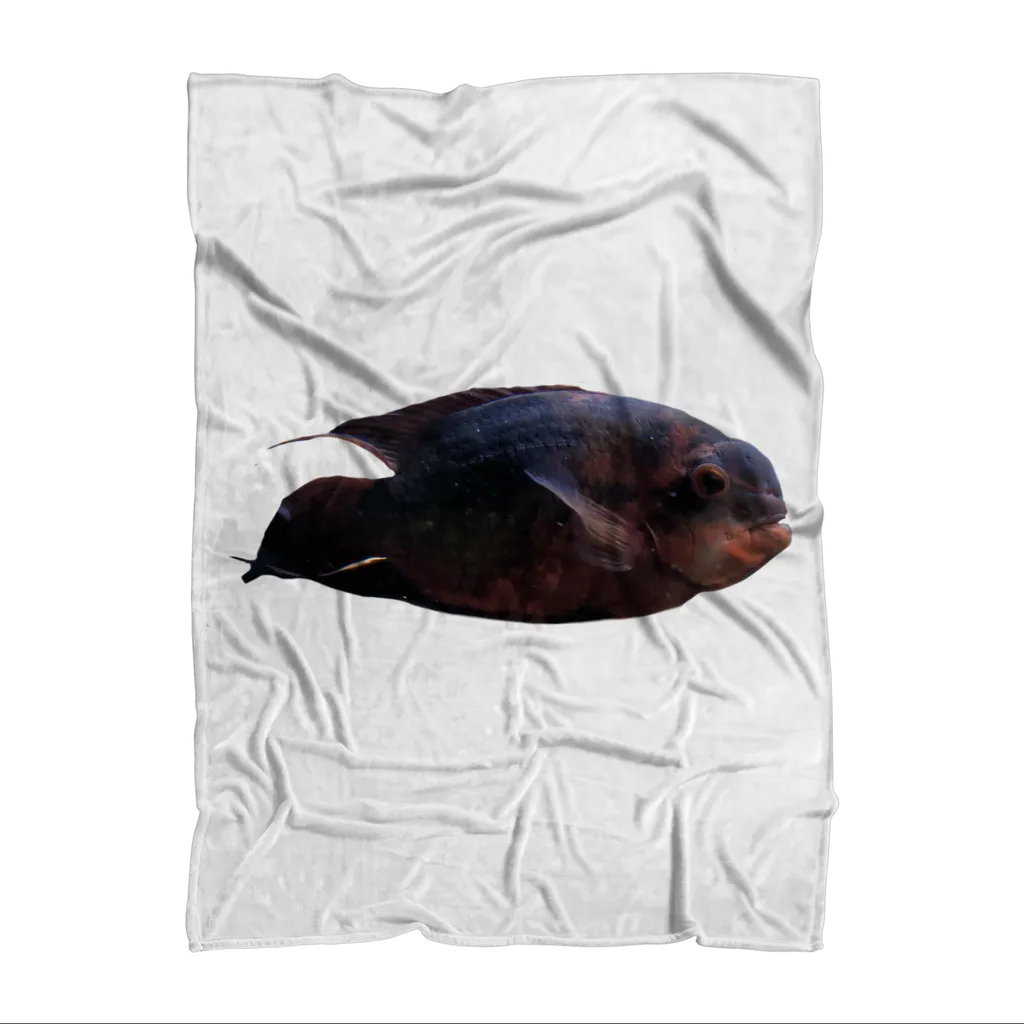 RedBlackFish Sublimation Throw Blanket