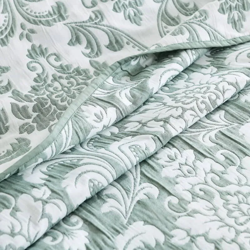 Renee Taylor Tahlia Jacquard Jade European Pillowcase