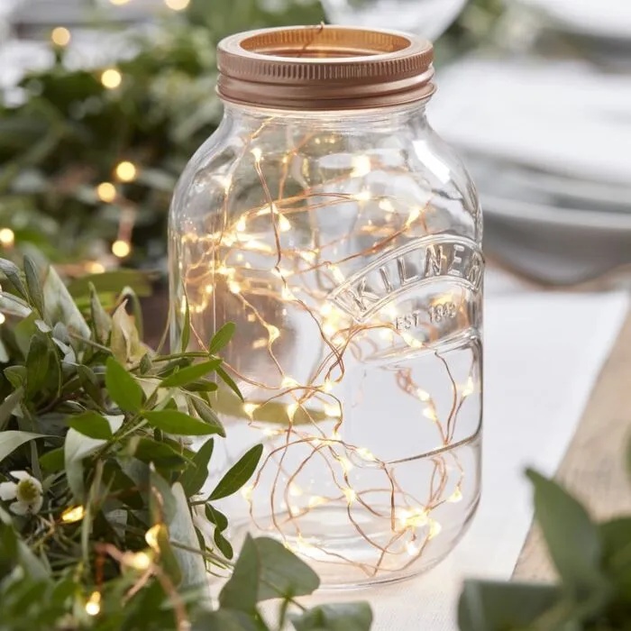 Rose Gold LED String Lights Romantic Lighting