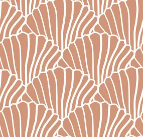 SEASHELLS | Terracotta pink | Pillowcase | 50x75cm / 19.6x29.5"