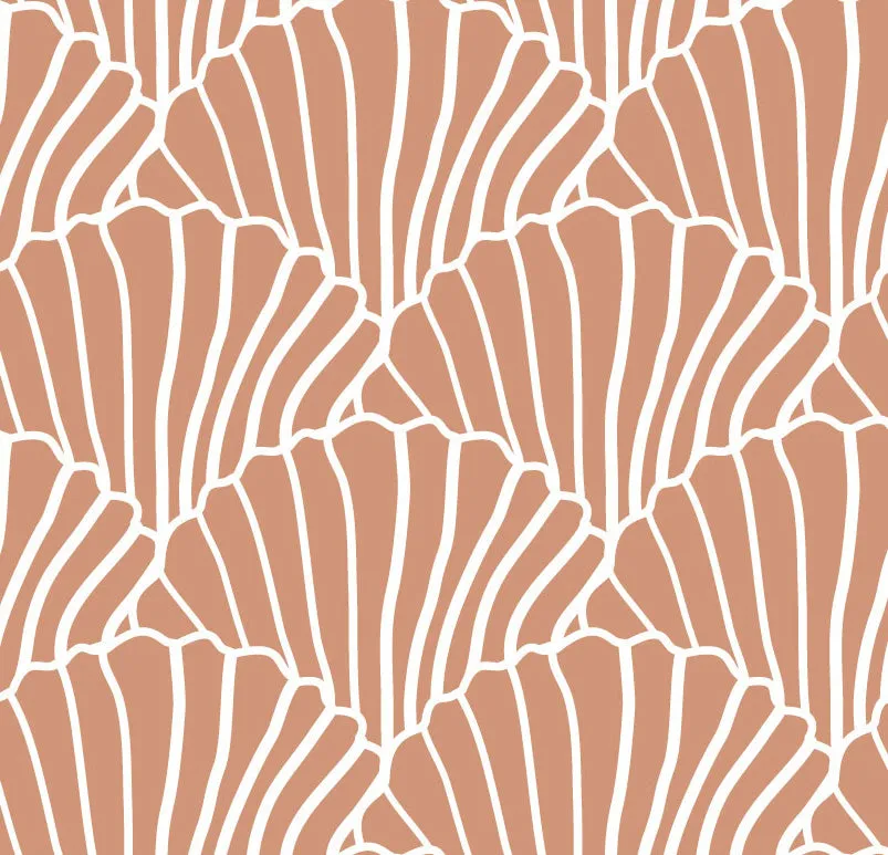 SEASHELLS | Terracotta pink | Pillowcase | 50x75cm / 19.6x29.5"