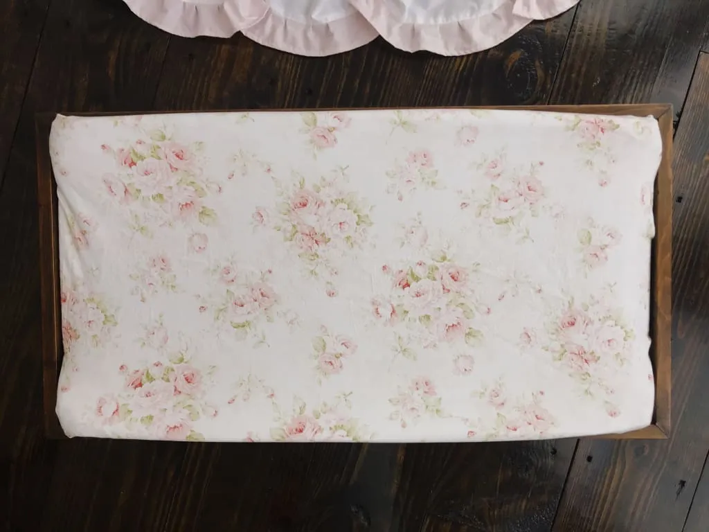 Shabby Chic Watercolor Floral Crib Bedding