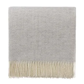 Siljan Cashmere Blanket [Light grey melange]