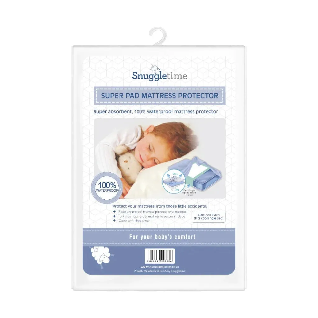 SNUGGLETIME SUPER PAD WATERPROOF MATTRESS PROTECTOR