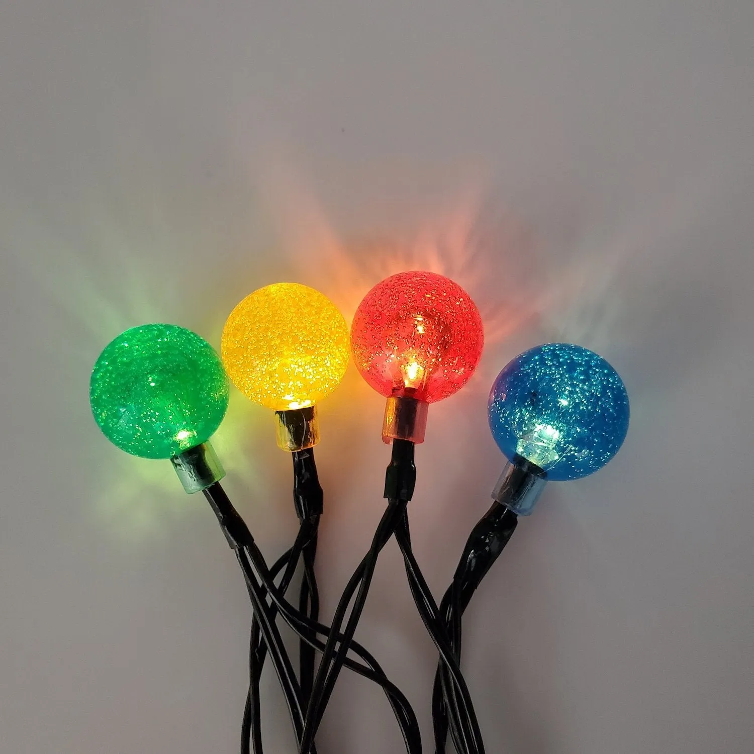 Solar Powered Crystal Ball String Lights