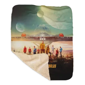 Star Trek: Strange New Worlds Landing Party Key Art Sherpa Blanket