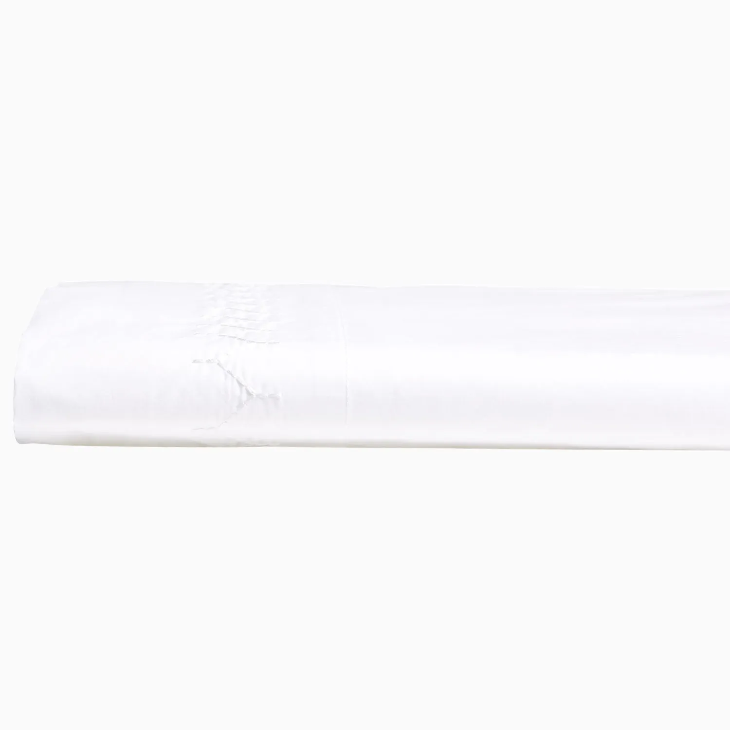 Stitched White Organic Sheet Set