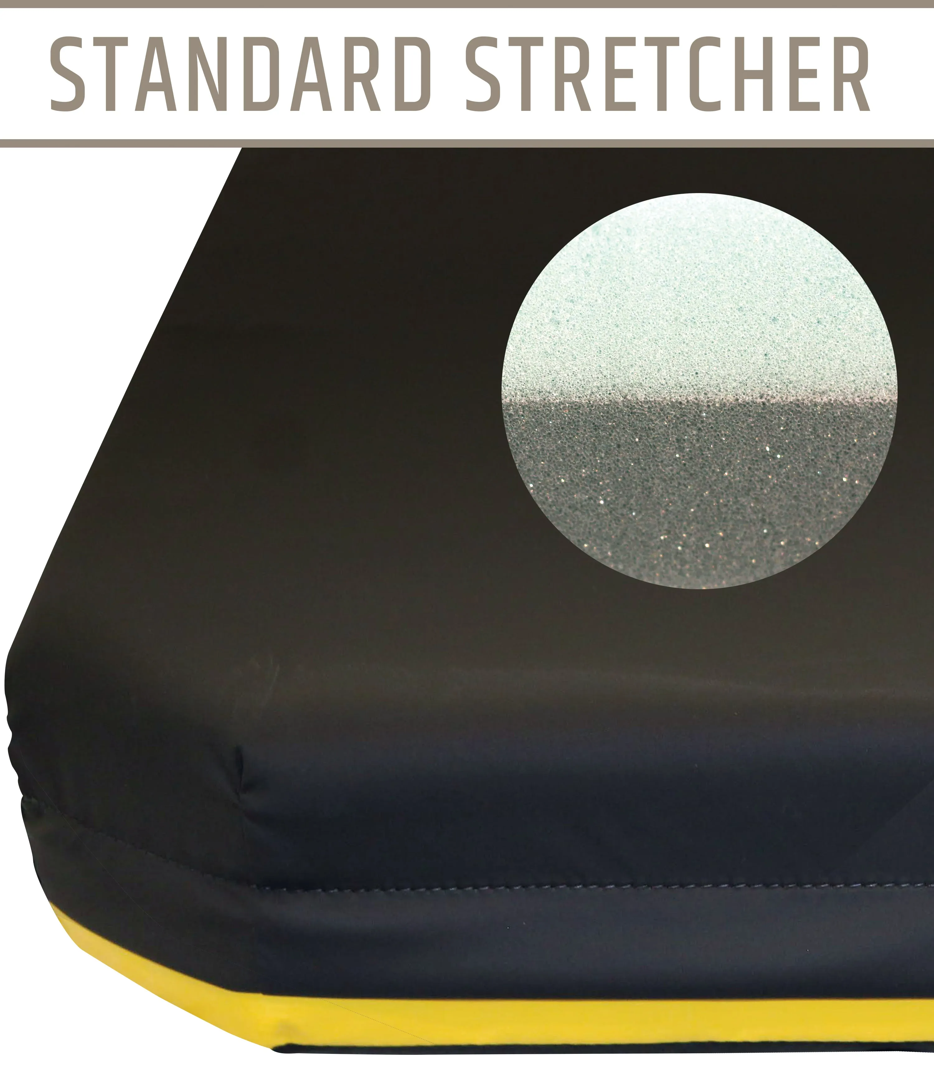 Stryker 5th Wheel Prime 1105 - 4" Standard Stretcher Pad with Color Identifier (26"w)