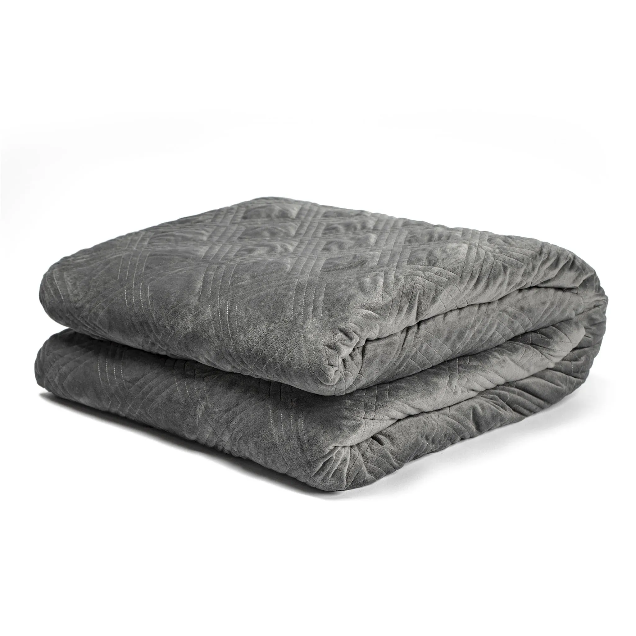 The 2-in-1 Weighted Blanket, Duvet, and Iced Cooling Cover Bedding Package: Summer & Winter - Available in 2 Colours and 3 Sizes