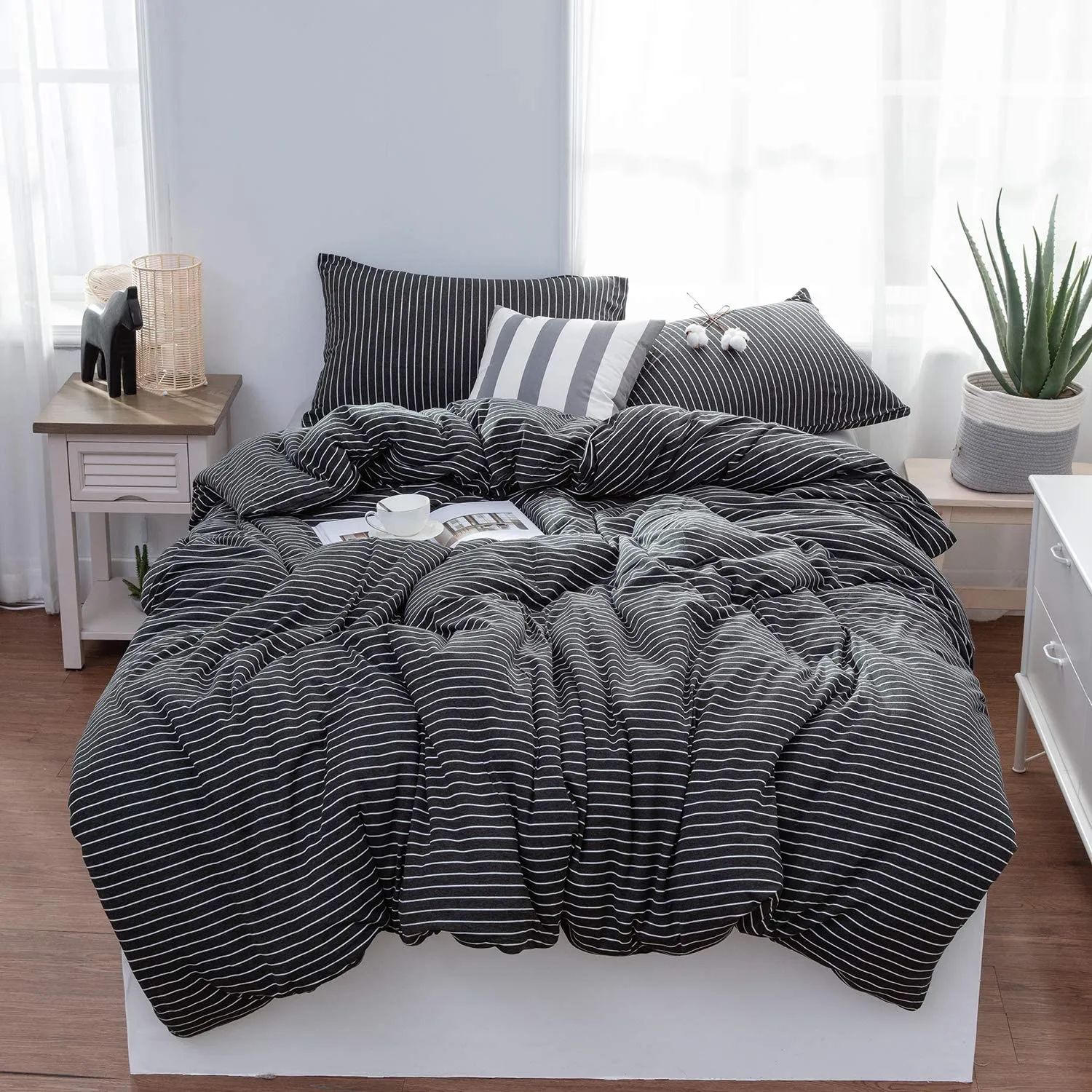 The Loft Stripe Bed Set