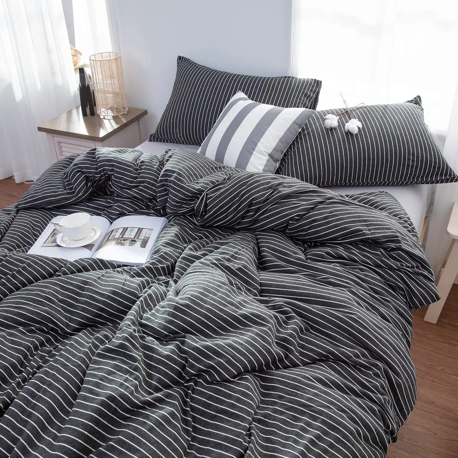 The Loft Stripe Bed Set