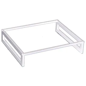 Top Rail for Freestanding Wine Glass Rack White