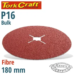 TORK CRAFT FIBRE DISC 180MM 16 GRIT BULK ABR56016