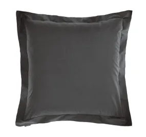 Vienna 300THC Cotton European Pillowcase Charcoal