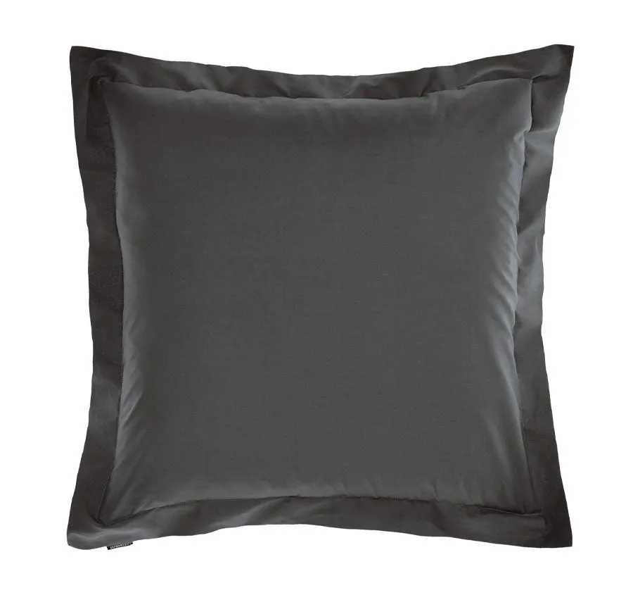 Vienna 300THC Cotton European Pillowcase Charcoal