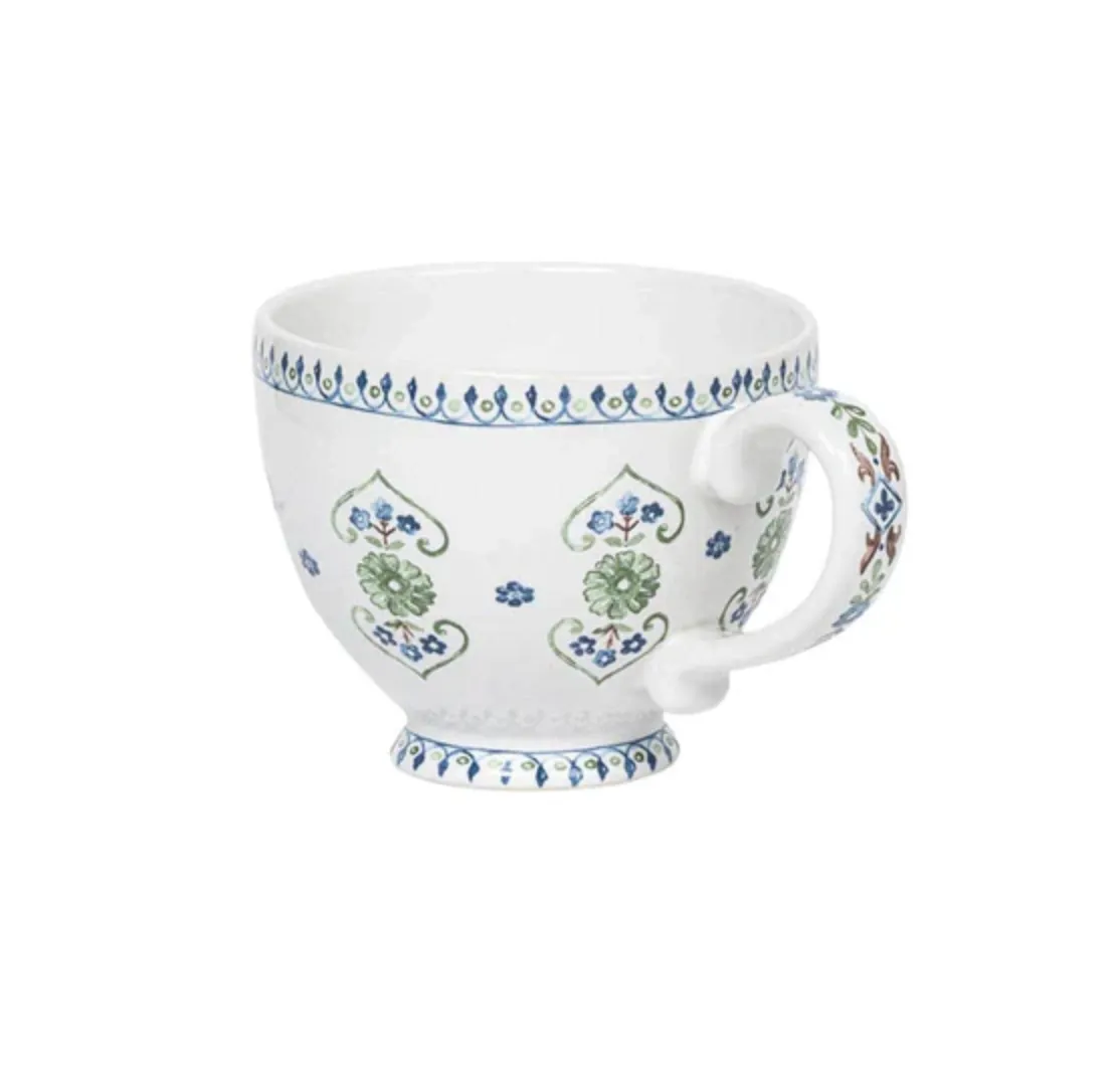 Villa Seville Breakfast Cup - Chambray