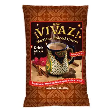 VIVAZ Mexican Spiced Cocoa Drink - Big Train Mix - Bag 3.5 pounds