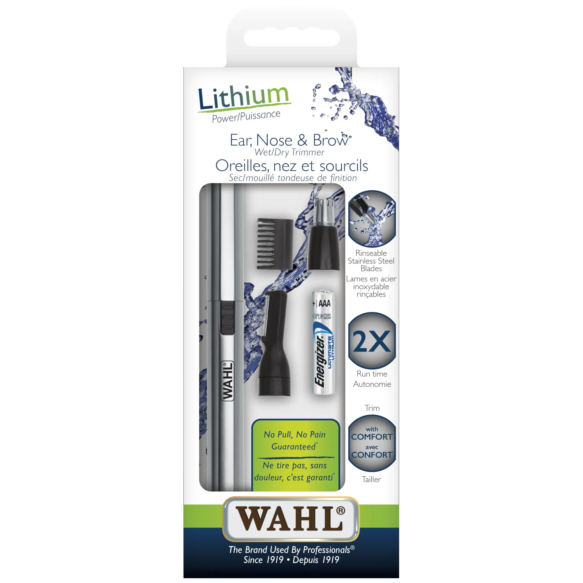 Wahl Lithium Ear, Nose & Brow Trimmer