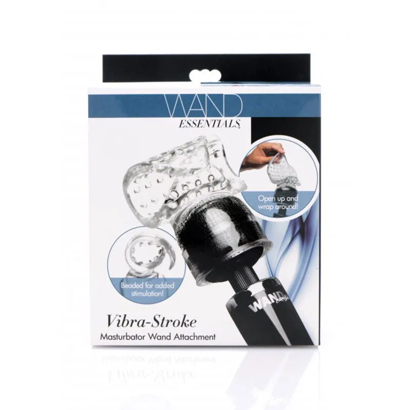 Wand Essentials Vibra-Stroke Wrapped Wand Attachment