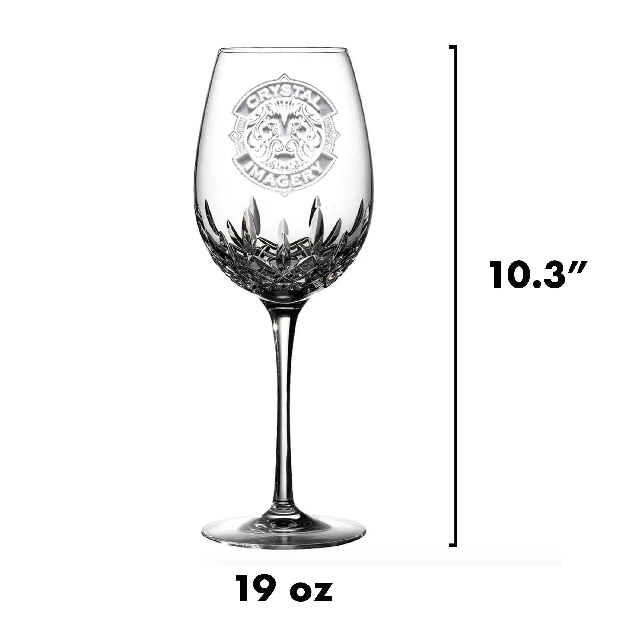 Waterford Crystal Bride Groom Wedding Date Wine Glass