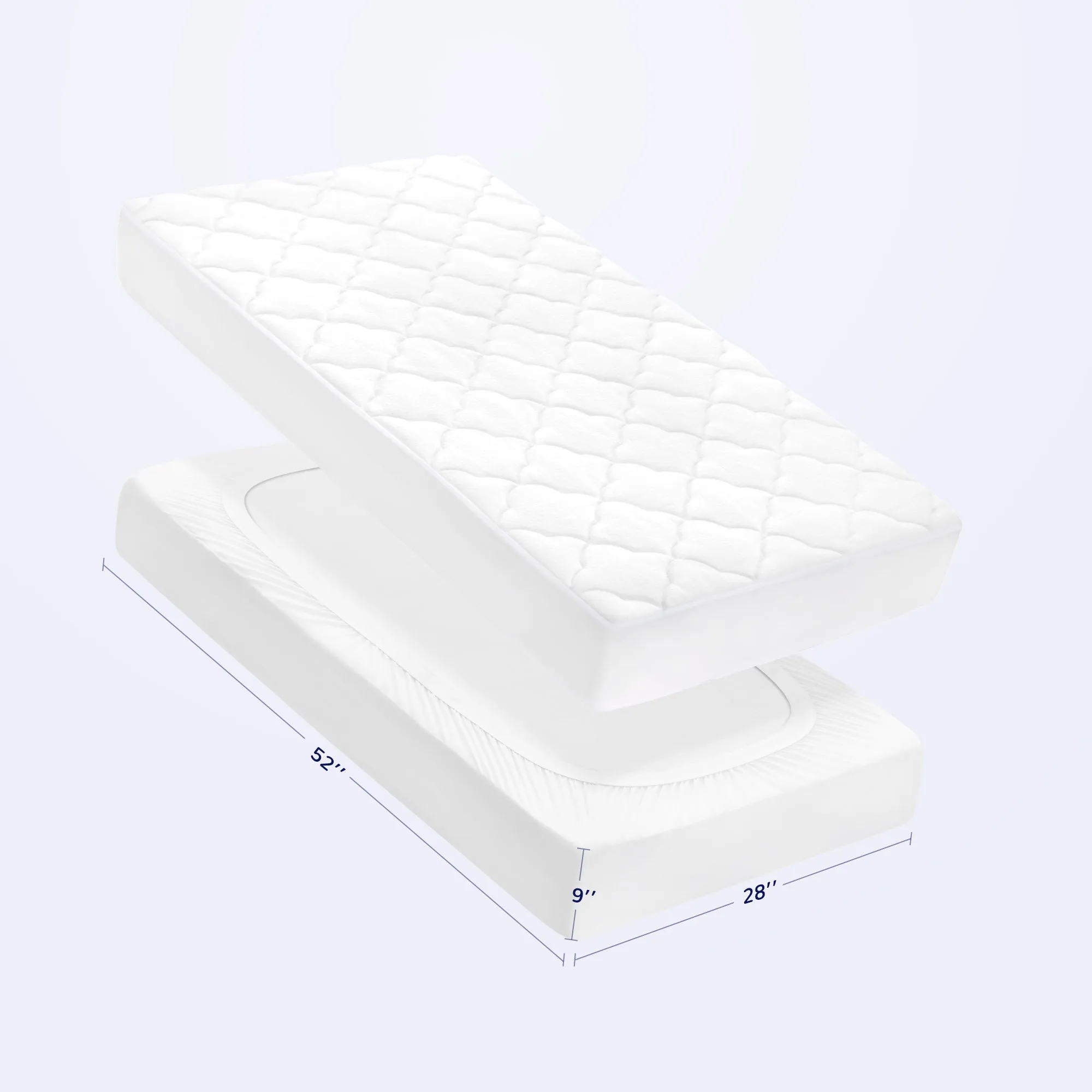 Waterproof Crib Mattress Protector Pad