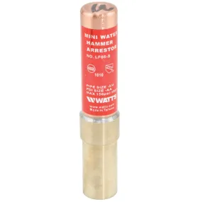 Watts LF05-S 3/4 3/4 In Lead Free Mini Water Hammer Arrestor With Copper Sweat Connection