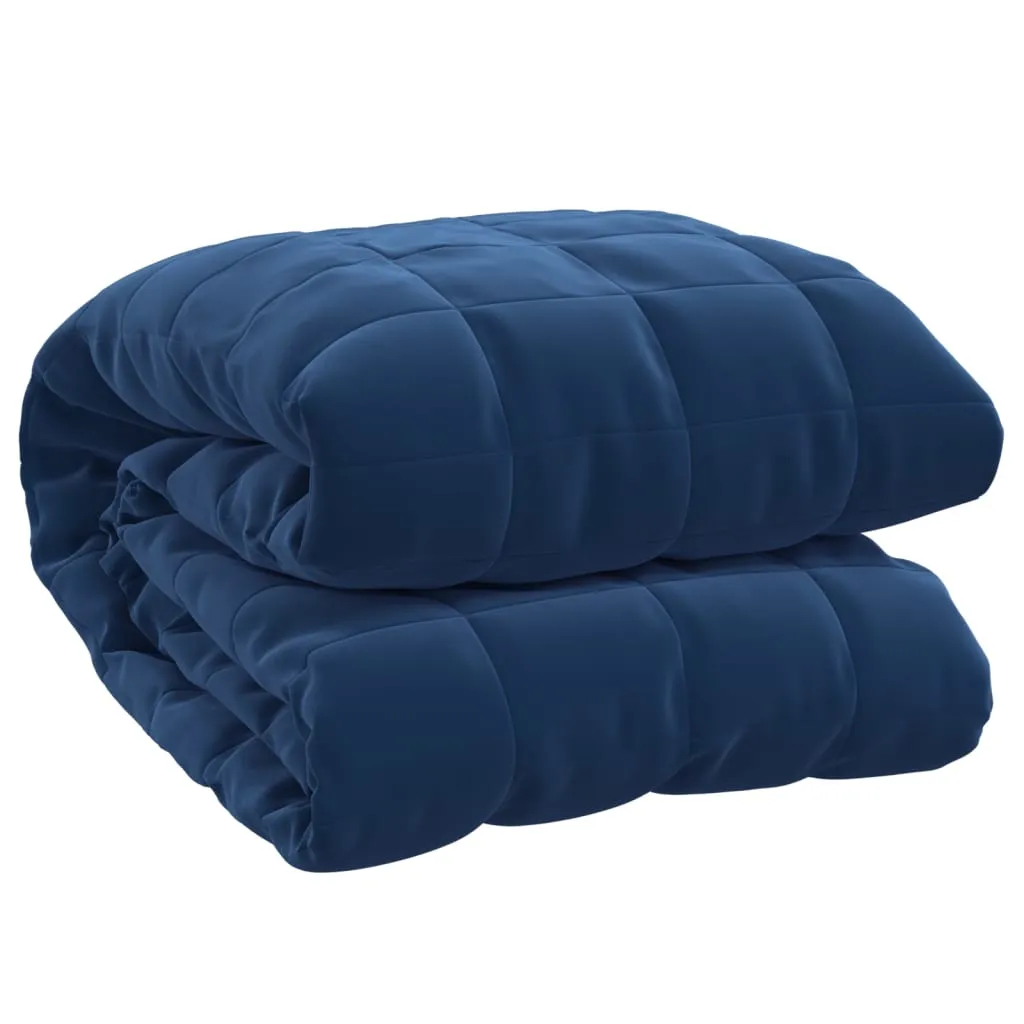 Weighted Blanket Blue 200x230 cm 9 kg Fabric