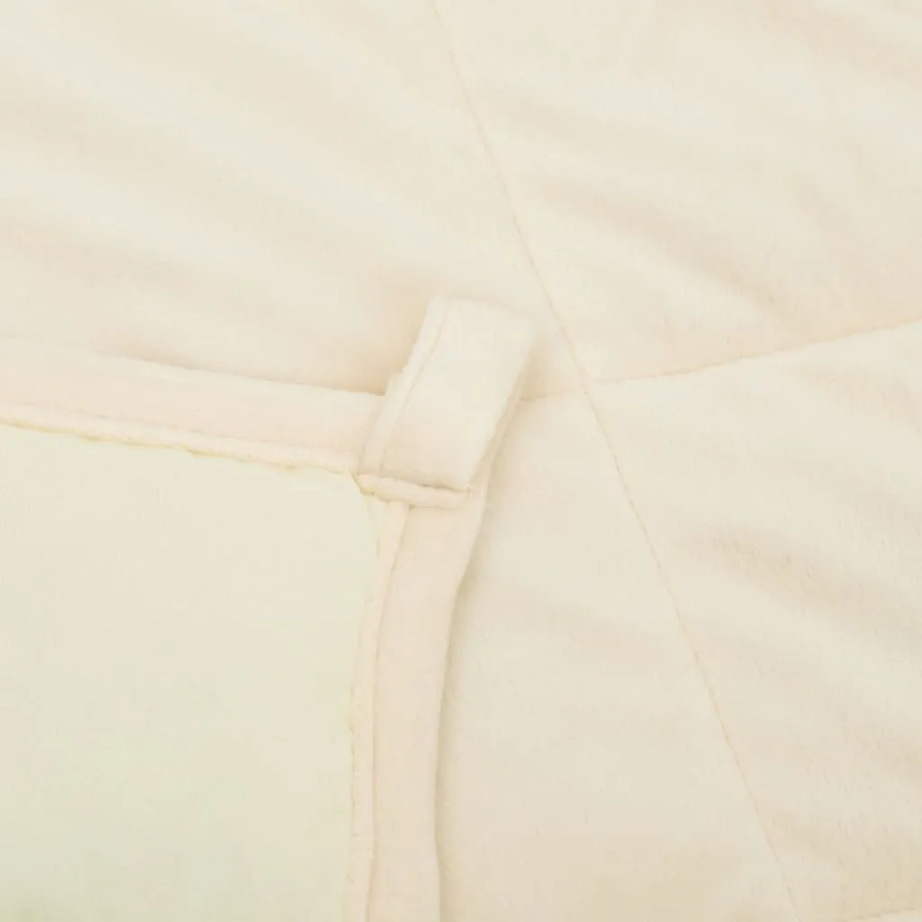 Weighted Blanket Light Cream 150x200 cm 7 kg Fabric