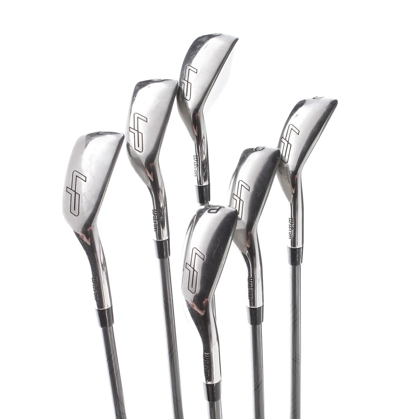 Wilson Launch Pad 2022 Graphite Mens Right Hand Irons 5-PW -0.5" shorter 2* Flat Senior - Project X Evenflow 55g 5.0