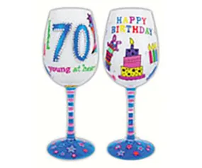 Wine Glass Young at Heart