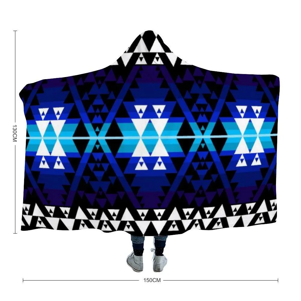 Writing on Stone Night Watch Hooded Blanket