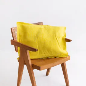 Yellow Linen Pillowcase